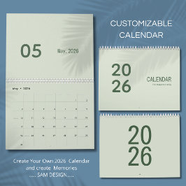 Eenvoudige luxe kalender