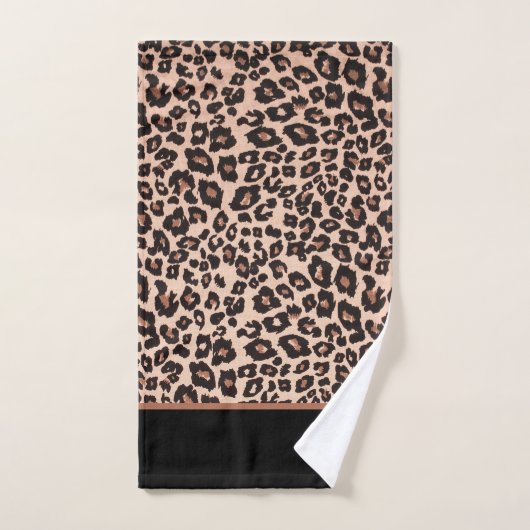 Eenvoudige Luxe Leopard Print Handdoek Set (Handdoek)