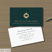 Eenvoudige luxe Logo Visitekaartje