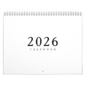 Eenvoudige Luxe Ontwerp Kalender (Hoes)