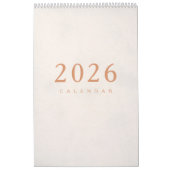 Eenvoudige Luxe Ontwerp Kalender (Hoes)