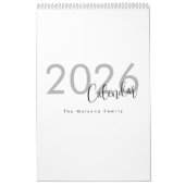 Eenvoudige Luxe Ontwerp Kalender (Hoes)