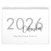 Eenvoudige Luxe Ontwerp Kalender (Hoes)
