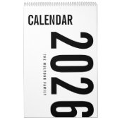 Eenvoudige Luxe Ontwerp Kalender (Hoes)