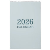 Eenvoudige Luxe Ontwerp Kalender (Hoes)