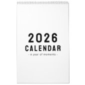 Eenvoudige Luxe Ontwerp Kalender (Hoes)
