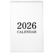 Eenvoudige Luxe Ontwerp Kalender (Hoes)