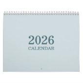 Eenvoudige Luxe Ontwerp Kalender (Hoes)