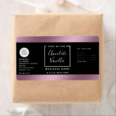 Eenvoudige luxe typografie zwarte cosmetische logo etiket (Insitu)