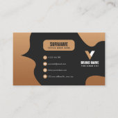 Eenvoudige luxe visitekaartje (Voorkant)