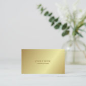 Eenvoudige Luxury Gold Professional-minimalist Visitekaartje (Staand voorkant)
