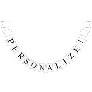 Eenvoudige Maak Je Eigen Feest Vlaggenlijn Banner