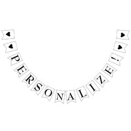 Eenvoudige Maak Je Eigen Knuffel Zwarte Hartjes Fe Vlaggetjes