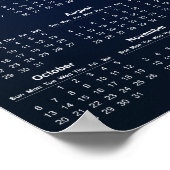 Eenvoudige maar Elegante 2024 Agenda | Poster (Hoek)