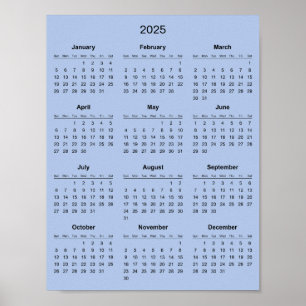 Eenvoudige maar Elegante 2025 Agenda    Poster
