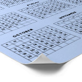 Eenvoudige maar Elegante 2025 Agenda |  Poster (Hoek)