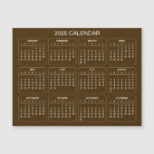 Eenvoudige maar elegante 2025 kalender | Magnetisc (Voorkant)