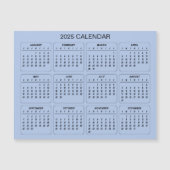 Eenvoudige maar elegante 2025 kalender | Magnetisc (Voorkant)