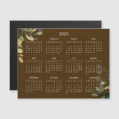 Eenvoudige maar elegante 2025 kalender | Magnetisc (Voorkant / Achterkant)