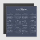 Eenvoudige maar elegante 2025 kalender | Magnetisc (Voorkant / Achterkant)