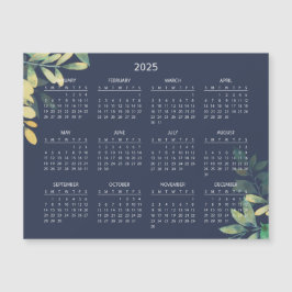 Eenvoudige maar elegante 2025 kalender | Magnetisc