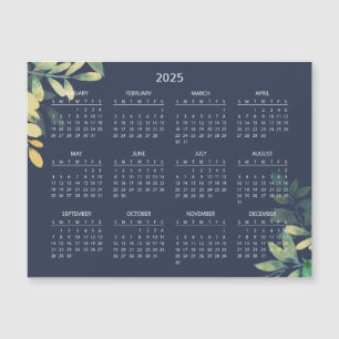 Eenvoudige maar elegante 2025 kalender   Magnetisc