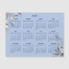 Eenvoudige maar elegante 2025 kalender | Magnetisc