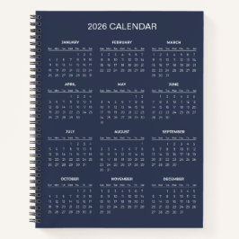 Eenvoudige maar Elegante 2026 Agenda |