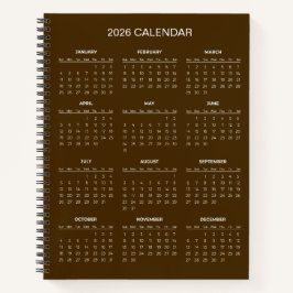Eenvoudige maar Elegante 2026 Agenda |