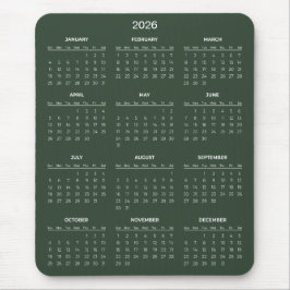 Eenvoudige maar Elegante 2026 Agenda | Muismat