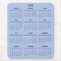 Eenvoudige maar Elegante 2026 Agenda | Muismat