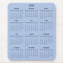 Eenvoudige maar Elegante 2026 Agenda | Muismat