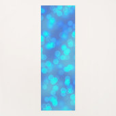 Eenvoudige maar elegante blauwe Blauwgroen achterg Yogamat (Voorkant)