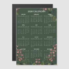 Eenvoudige maar Elegante Bloemencalender 2026  | M