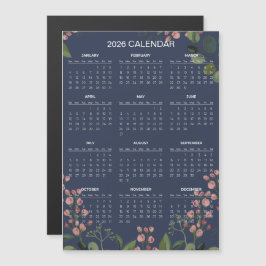 Eenvoudige maar Elegante Bloemencalender 2026 | Ma