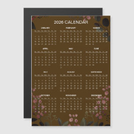 Eenvoudige maar Elegante Bloemencalender 2026 | Ma
