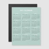 Eenvoudige maar elegante kalender voor 2020 | Magn (Voorkant / Achterkant)