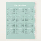 Eenvoudige maar elegante kalender voor 2020 | Plan Planner (Achterkant)