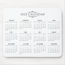Eenvoudige maar elegante kalender voor 2022 | Mous