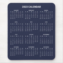 Eenvoudige maar elegante kalender voor 2023 | Mous