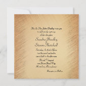 Eenvoudige maar elegante uitnodiging tot huwelijk (Voorkant)