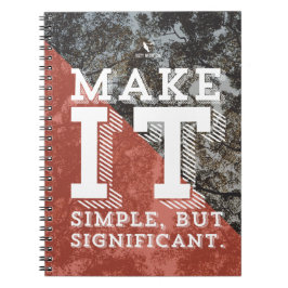 "Eenvoudige maar significante" laptop Notitieboek