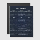 Eenvoudige maar toch elegante kalender 2024 | Magn (Voorkant / Achterkant)