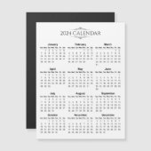 Eenvoudige maar toch elegante kalender 2024 | Magn (Voorkant / Achterkant)