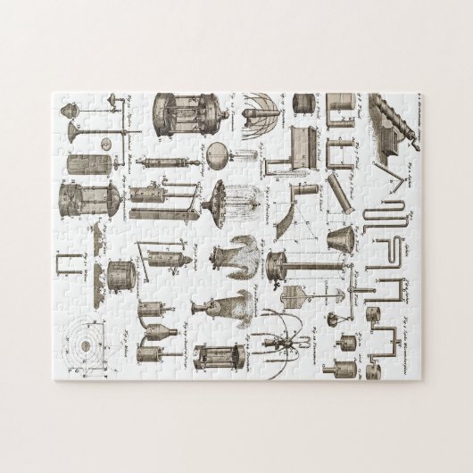 Eenvoudige Machines ~ Hydraulicks & Hydrostaticks Legpuzzel (Horizontaal)