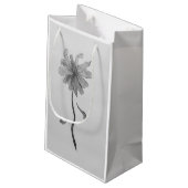 Eenvoudige Madelief Klein Cadeauzakje (Achterkant Gekanteld)
