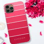 Eenvoudige magenta roze monochromatische kleurenbl Case-Mate iPhone 14 hoesje<br><div class="desc">Een grafische, eenvoudige behuizing voor mobiele telefoons die is ontworpen met monochromatische kleurenblokken of strepen in magenta tot roze kleurtinten en die is gepersonaliseerd met een naam, een monogram of uw aangepaste tekst. OPTIES: De steekproef wordt getoond in iPhone 14 model en Barely daar hoesje stijl-andere telefoonmodellen en de stijl...</div>