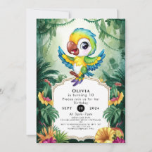 Eenvoudige Magische Papegaai Verjaardag