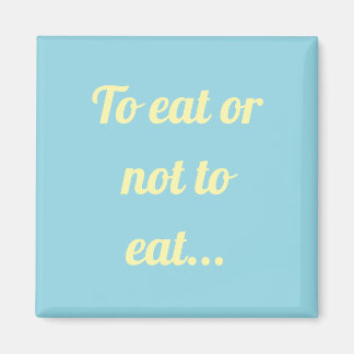 Eenvoudige magneet eten of niet eten