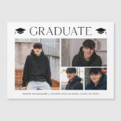 Eenvoudige magnetische uitnodiging voor afstuderen (Voorkant)